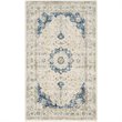 Safavieh Evoke 9' X 9' Round Rug in Ivory and Blue