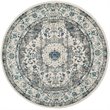 Safavieh Evoke 9' X 9' Round Rug in Gray and Ivory