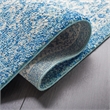 Safavieh Evoke 9' X 9' Square Rug in Blue and Ivory