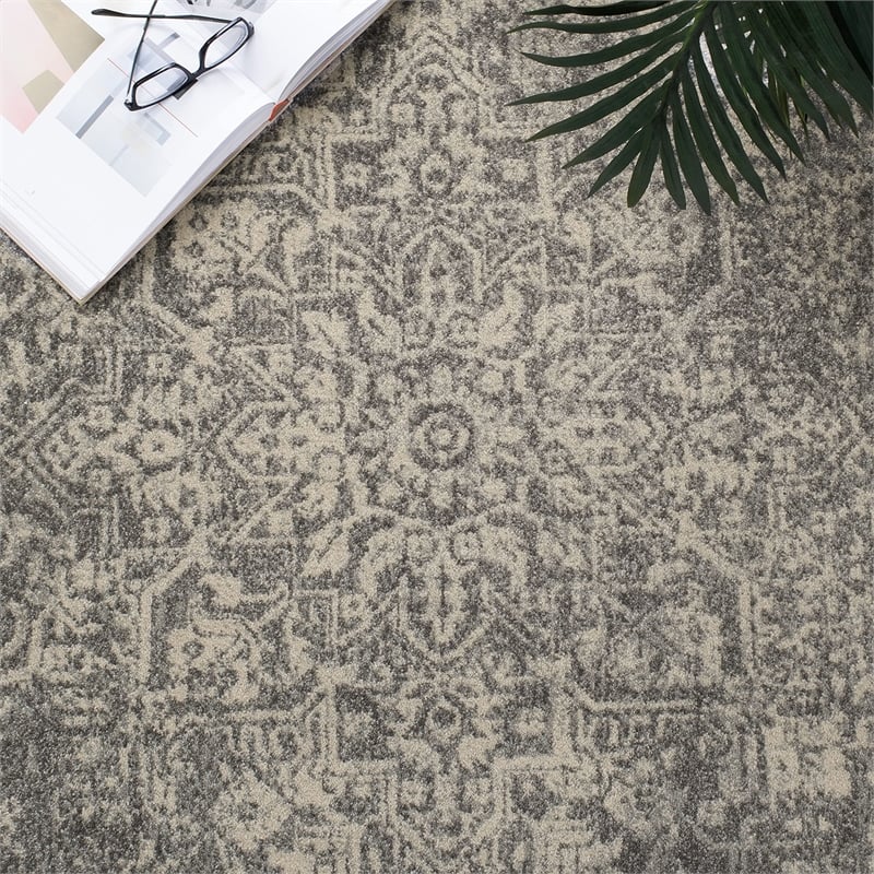 Safavieh Evoke 11' X 15' Rug in Silver and Ivory