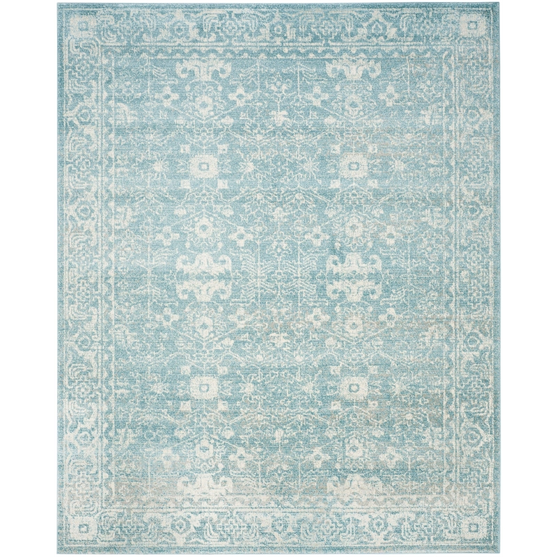 Safavieh Evoke 11' X 15' Rug in Light Blue and Ivory