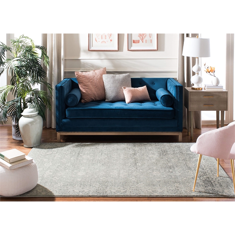 Safavieh Evoke 11' X 15' Rug in Silver and Ivory