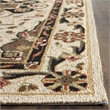 Safavieh Durarug 3' X 5' Hand Hooked Rug in Creme and Red