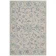 Safavieh Glamour 2' X 3' Hand Tufted Wool Pile Rug in Silver and Ivory