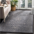 Safavieh Glamour 4' X 6' Hand Tufted Wool Pile Rug in Steel and Blue