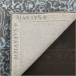 Safavieh Glamour 3' X 5' Hand Tufted Wool Rug in Blue and Dark Gray