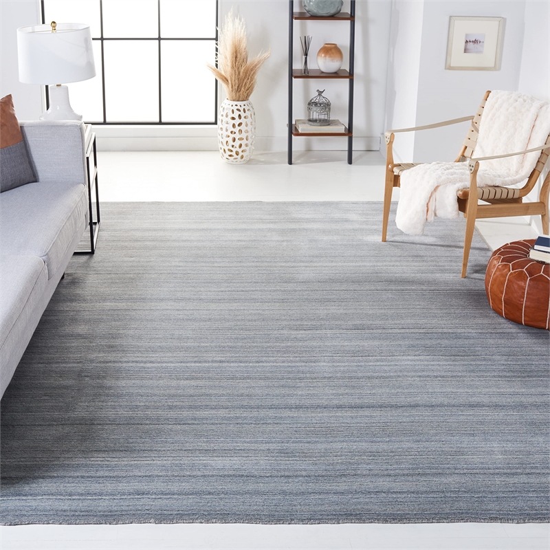 Safavieh Himalaya 8' X 10' Hand Loomed Rug in Slate and Blue