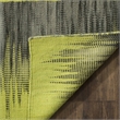 Safavieh Kilim 4' X 6' Hand Woven Wool Pile Rug in Green and Charcoal