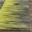 Safavieh Kilim 5' X 8' Hand Woven Wool Pile Rug in Green and Charcoal