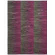 Safavieh Kilim 5' X 8' Hand Woven Wool Pile Rug in Purple and Charcoal