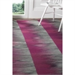 Safavieh Kilim 8' X 10' Hand Woven Wool Rug in Purple and Charcoal