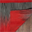 Safavieh Kilim 8' X 10' Hand Woven Wool Pile Rug in Red and Charcoal