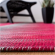 Safavieh Kilim 8' X 10' Hand Woven Wool Rug in Fuchsia and Charcoal