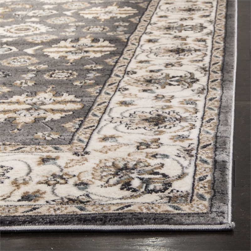 Safavieh Lyndhurst 7' X 7' Square Rug in Gray and Cream