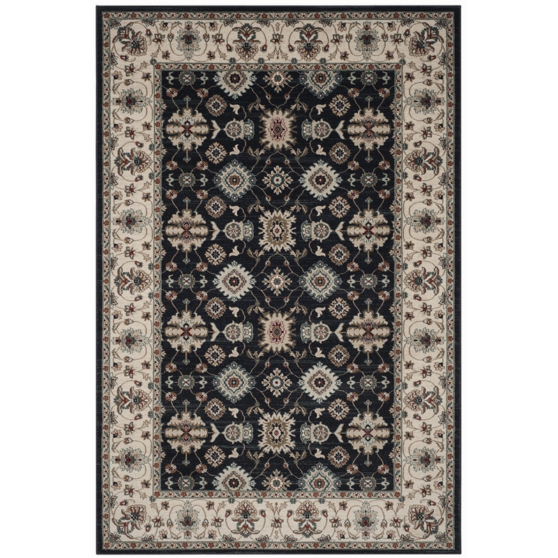 Safavieh Lyndhurst 6' X 9' Rug in Navy and Creme