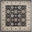 Safavieh Lyndhurst 7' X 7' Square Rug in Navy and Creme