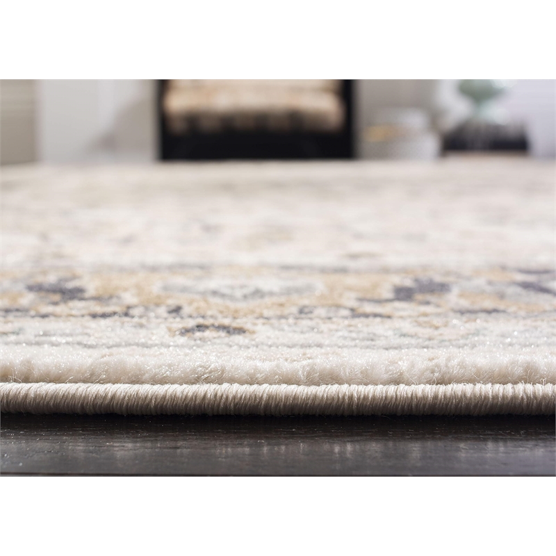 Safavieh Lyndhurst 7' X 7' Square Rug in Cream and Navy