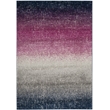 Safavieh Madison 4' X 6' Rug in Fuchsia and Navy