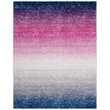 Safavieh Madison 9' X 12' Rug in Fuchsia and Navy