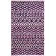 Safavieh Madison 3' X 5' Rug in Fuchsia and Navy