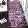 Safavieh Madison 4' X 6' Rug in Fuchsia and Navy