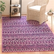 Safavieh Madison 4' X 6' Rug in Fuchsia and Navy