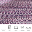 Safavieh Madison 8' X 10' Rug in Fuchsia and Navy