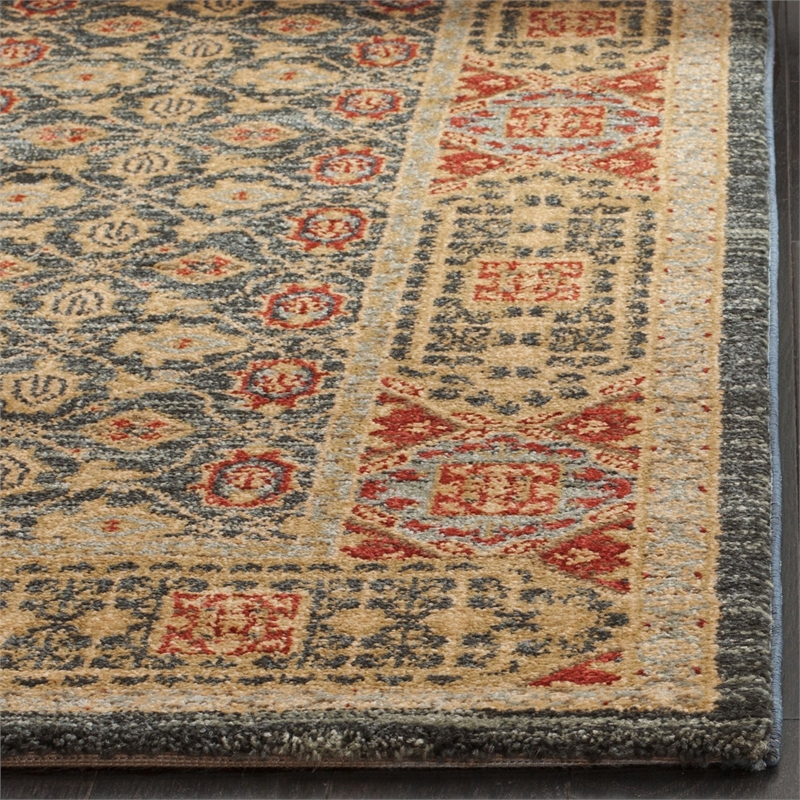 Safavieh Mahal 8' X 11' Rug in Light Blue and Red