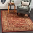Safavieh Mahal 10' X 14' Rug in Red and Natural