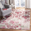 Safavieh Monaco 3' X 5' Rug in Ivory and Pink