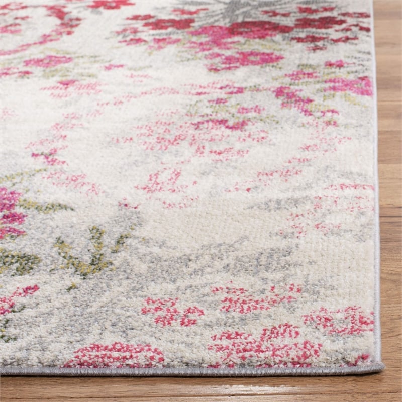 Safavieh Monaco 3' X 5' Rug in Ivory and Pink
