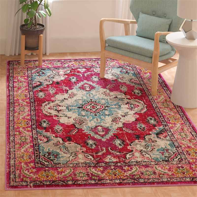 Safavieh Monaco 3' X 5' Rug in Pink