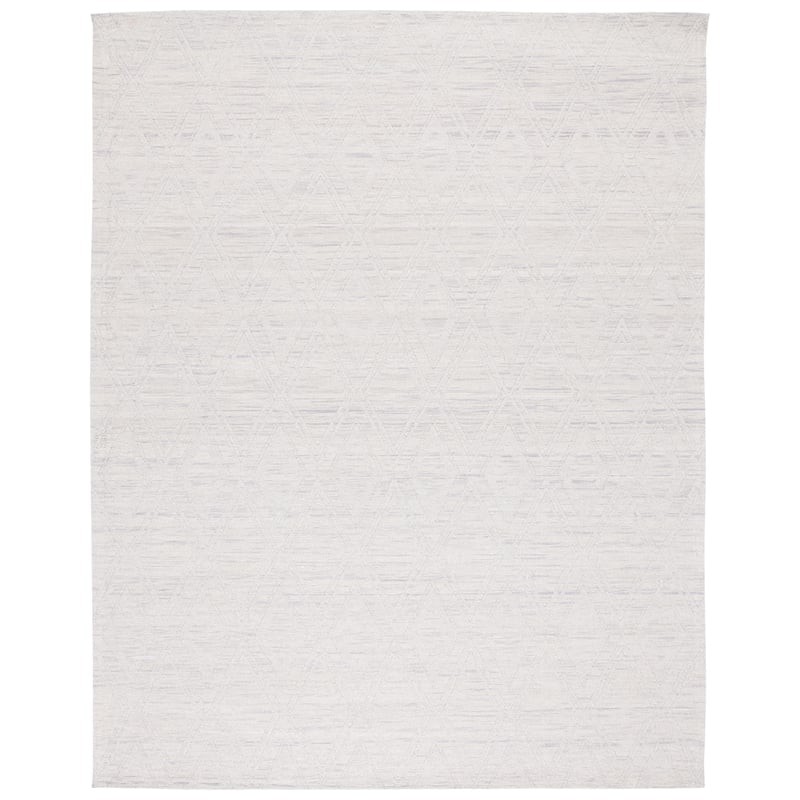Safavieh Marbella 6' X 9' Hand Woven Wool Rug in Silver and Ivory