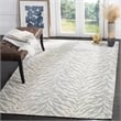 Safavieh Marbella 5' X 8' Hand Woven Rug in Light Gray and Ivory
