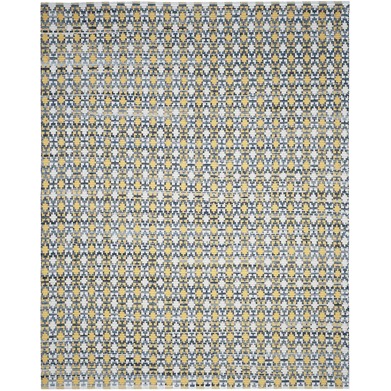 Safavieh Montauk 8' X 10' Hand Woven Cotton Pile Rug in Gold