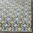 Safavieh Montauk 8' X 10' Hand Woven Cotton Pile Rug in Gold