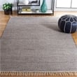 Safavieh Montauk 6' X 9' Hand Woven Cotton Rug in Ivory and Anthracite
