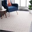 Safavieh Montauk 4' X 6' Hand Woven Cotton Pile Rug in Ivory and Gray
