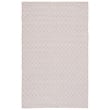 Safavieh Montauk 4' X 6' Hand Woven Cotton Pile Rug in Ivory and Gray