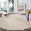 Safavieh Montauk 8' X 10' Hand Woven Cotton Pile Rug in Ivory and Gray