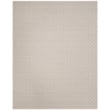 Safavieh Montauk 8' X 10' Hand Woven Cotton Pile Rug in Ivory and Gray