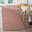 Safavieh Montauk 3' X 5' Hand Woven Cotton Pile Rug in Ivory and Navy