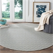 Safavieh Montauk 3' X 5' Hand Woven Cotton Pile Rug in Ivory and Navy