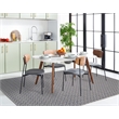 Safavieh Montauk 6' X 9' Hand Woven Cotton Pile Rug in Ivory and Navy