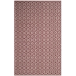 Safavieh Montauk 4' X 6' Hand Woven Cotton Pile Rug in Ivory and Red