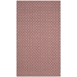 Safavieh Montauk 5' X 8' Hand Woven Cotton Pile Rug in Ivory and Red