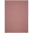 Safavieh Montauk 8' X 10' Hand Woven Cotton Pile Rug in Ivory and Red