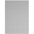 Safavieh Montauk 3' X 5' Hand Woven Cotton Pile Rug in Ivory and Blue