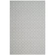 Safavieh Montauk 4' X 6' Hand Woven Cotton Pile Rug in Ivory and Blue