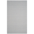 Safavieh Montauk 5' X 8' Hand Woven Cotton Pile Rug in Ivory and Blue